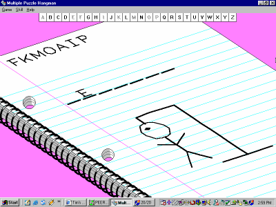 Bible Hangman screenshot